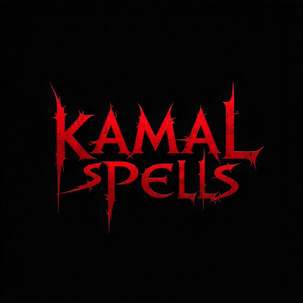 freepik create for me a logo for kamal spells in red and b 27176